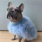 Weicher, flauschiger, modischer, luxuriöser Hunde-Rollkragenpullover