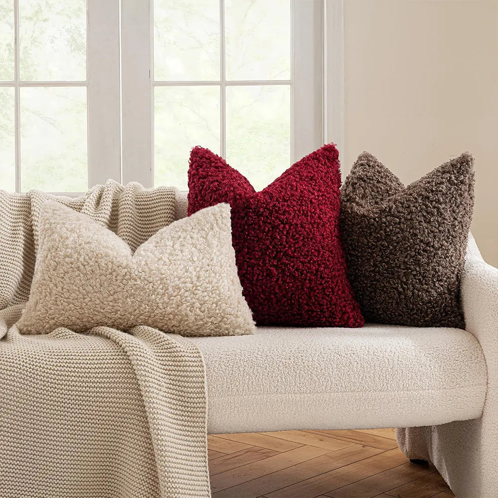 Soft Teddy Velvet Decorative Stylish Sofa Pillow