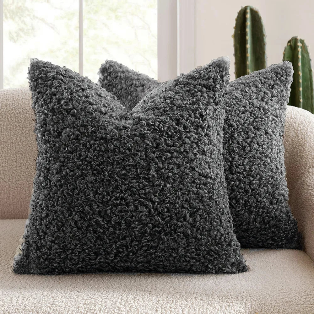 Soft Teddy Velvet Decorative Stylish Sofa Pillow