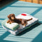 Tapis spacieux et durable en denim pour chien et chat avec oreiller amovible