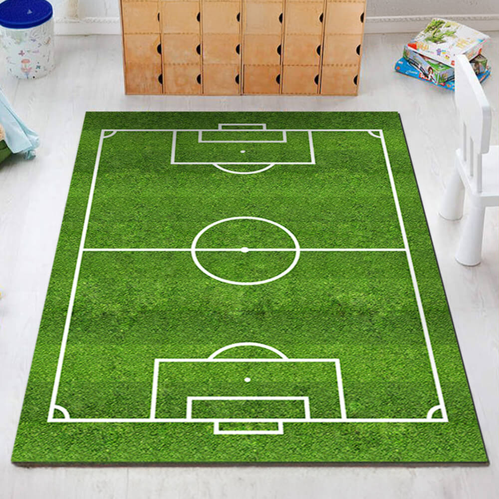 Tapis de décoration intérieure antidérapant et résistant aux rayures de la série Sports