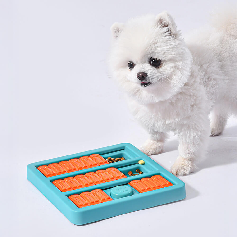 Square Interactive Slow Feeder Dog Puzzle Toy