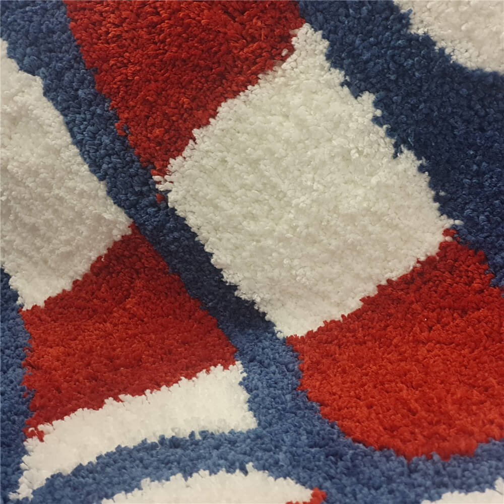 Stars and Stripes Tufted Pet Mat American Flag Decor Rug