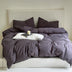 Striped Yarn-Dyed Cotton Duvet Cover Bed Sheet Set