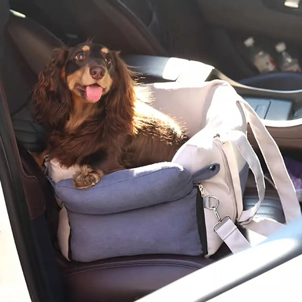 Thick Full-Lining Dual-Purpose Travel Bag Center Console Dog Car Seat