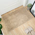 Alfombra de puerta de chenille ultra absorbente de chenille para patas de perros fangosas