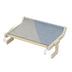 Cama de hamaca para gato de gato de gato de colgante de madera que ahorra espacio para ahorrar espacio