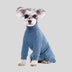 Warm Soft Fleece High-Neck Four-Legged Dog Jumpsuit with Adjustable Waist
