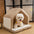 Warming Full Sponge Durable Scratch-Resistant Dog House - SnuggleHome