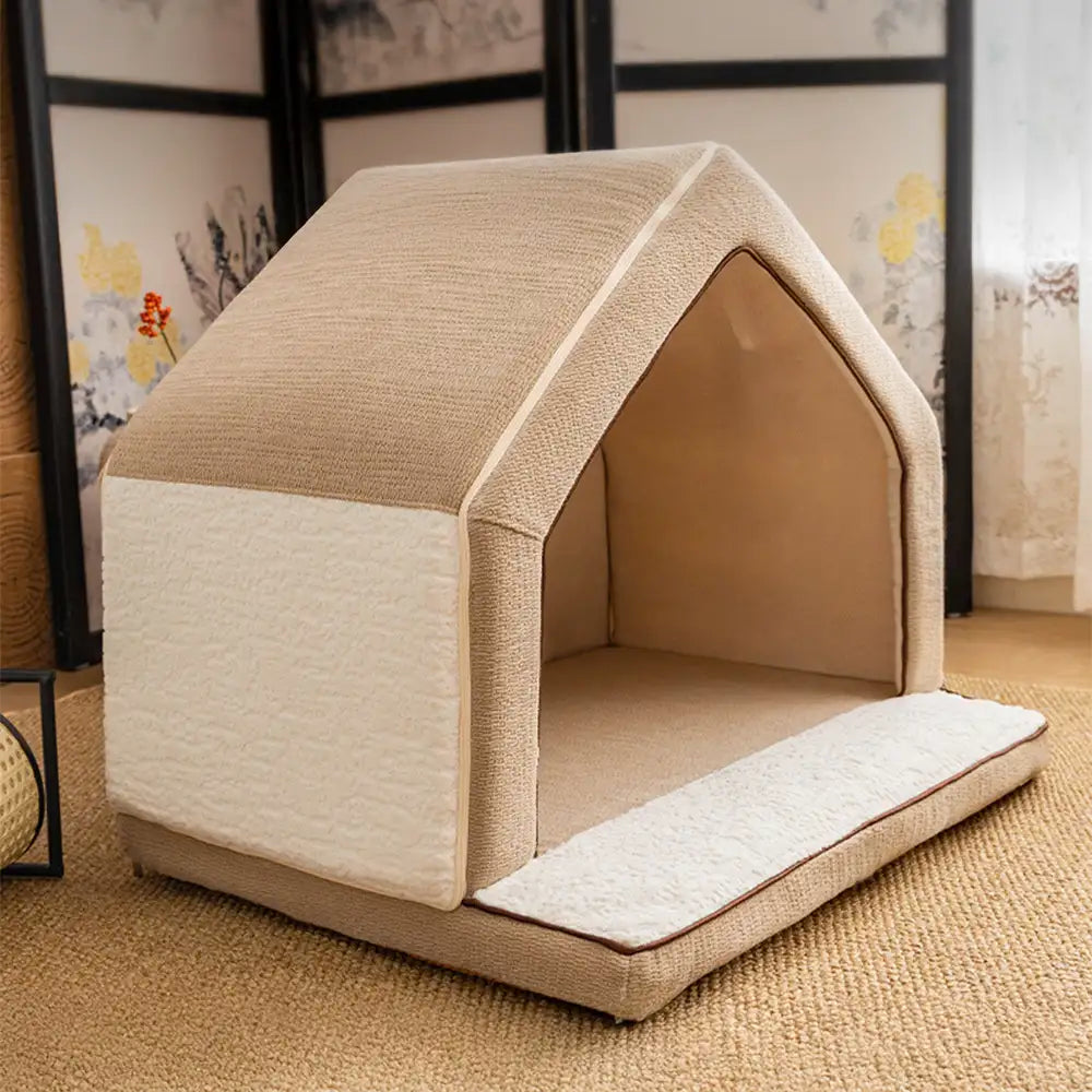 Warming Full Sponge Durable Scratch-Resistant Dog House - SnuggleHome