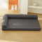 Waterproof Egg Foam Orthopedic Bed with L Bolster Sides Large Dog Bed
