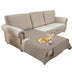Cubierta de sofá de mascotas de diamantes impermeables y no deslizantes: protección elegante para muebles