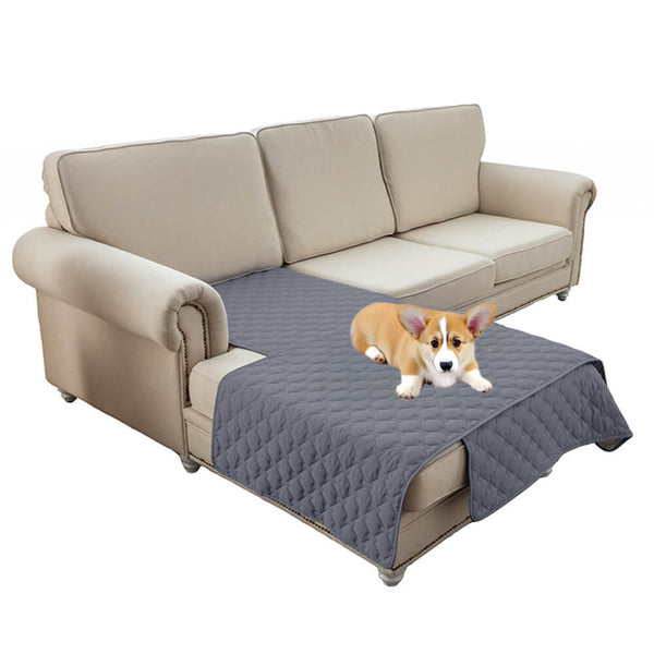 Cubierta de sofá de mascotas de diamantes impermeables y no deslizantes: protección elegante para muebles