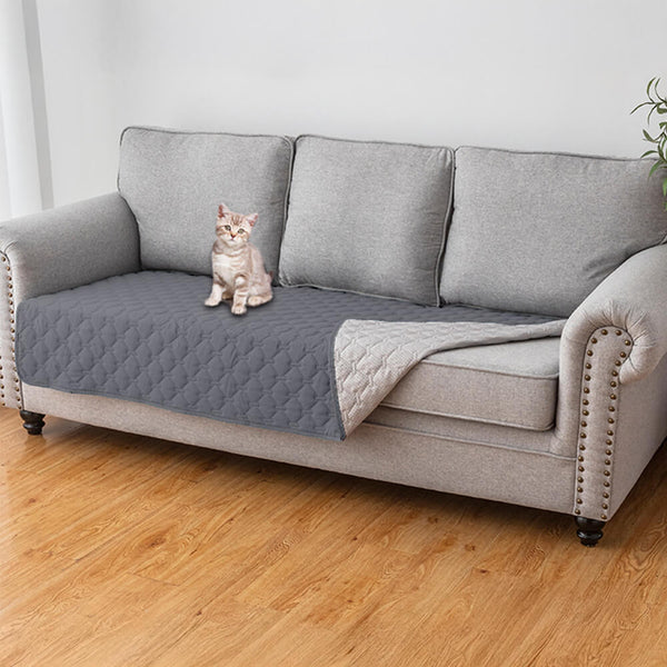 Cubierta de sofá de mascotas de diamantes impermeables y no deslizantes: protección elegante para muebles
