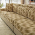 Wave Jacquard Polar Fleece Antistatic Protection Full Wrap Couch Cover