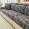 Wave Jacquard Polar Fleece Antistatic Protection Full Wrap Couch Cover