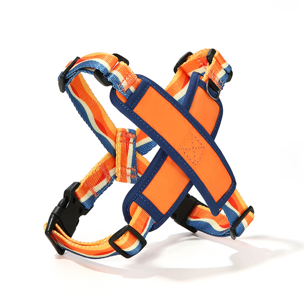 X-Shaped Adjustable Durable Dog Harness and Leash Kit