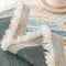 <tc>Color</tc>Funda de sofá drapeada completa con degradado de arcoíris colorido