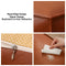 Durable and Easy-Clean Waterproof Leather Dog Bed