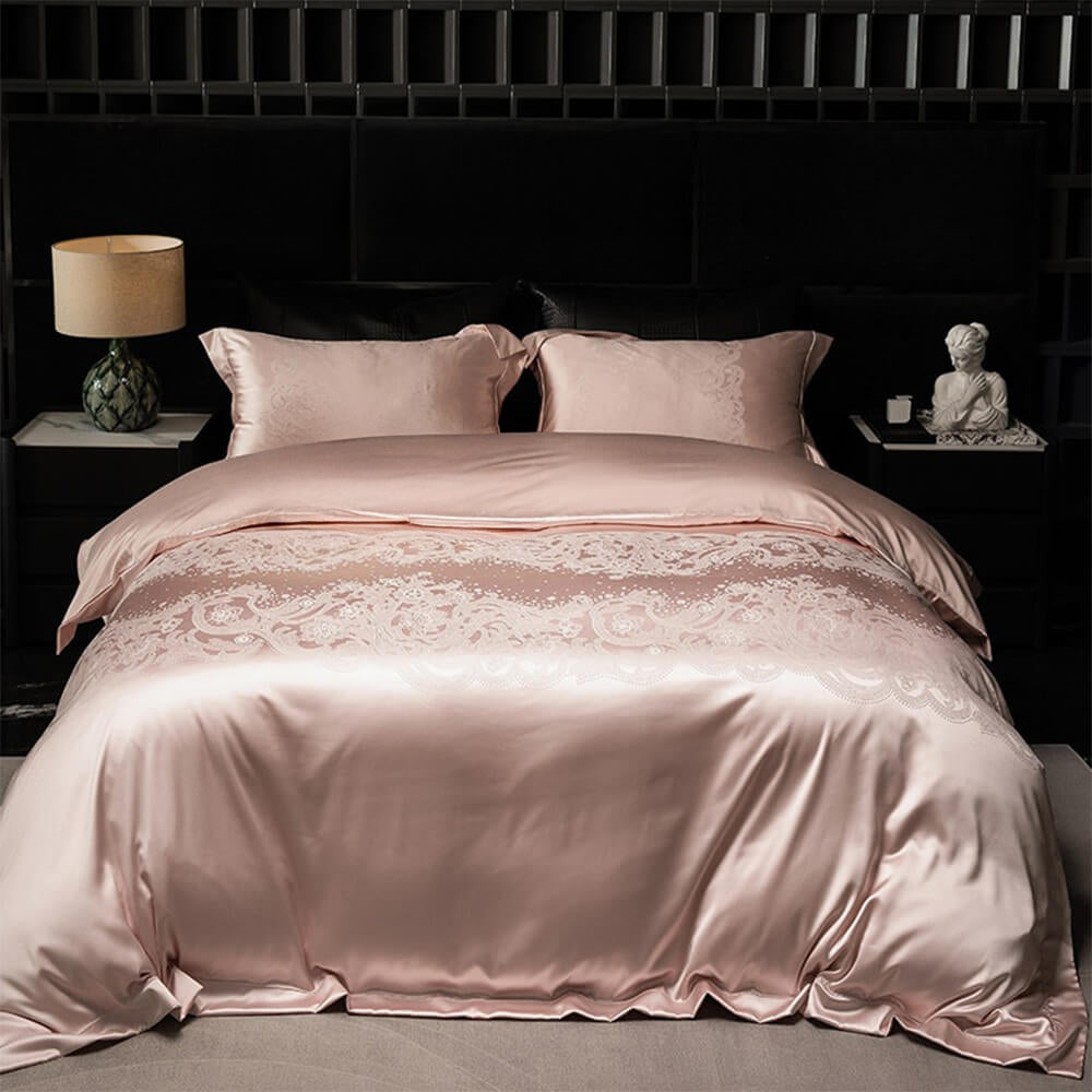 Elegant Luxury Silky High-Density Tencel Cotton Bed Sheet Set