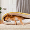 Cama de perros con saco de dormir de cachorros difuso extremadamente suave
