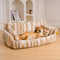 Cama nórdica y esponjosa extra acogedora y acogedora cama de perro y gato