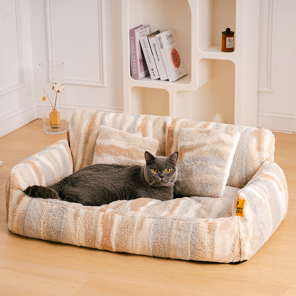 Canapé-lit douillet extra large pour chien et chat Nordic Fluffy