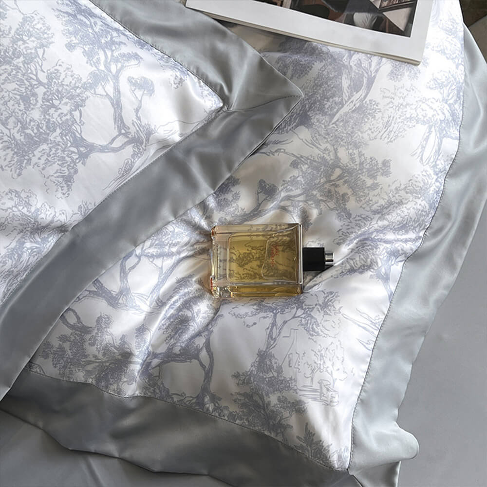 Set da letto estivo in seta da letto di seta di ghiaccio naturale di seta in seta estiva naturale