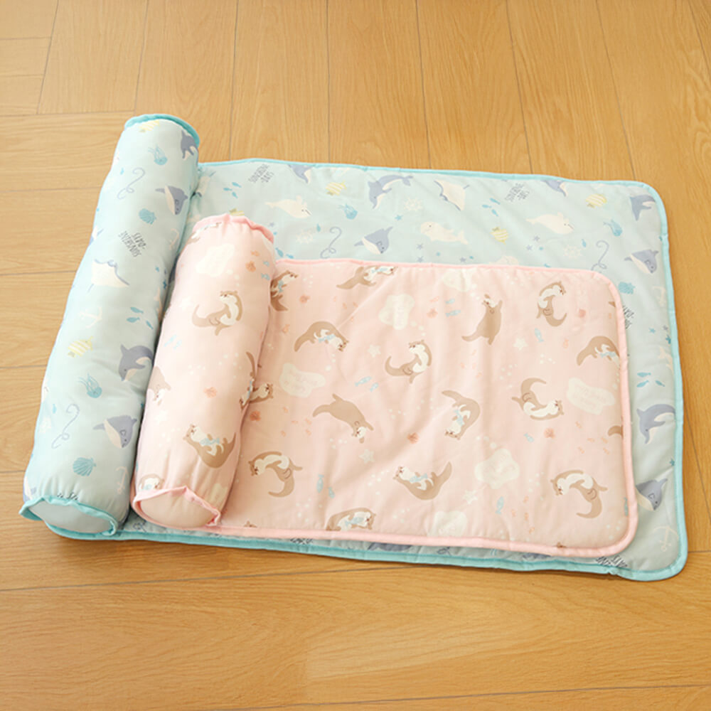 Serie Ocean Silk Silk Matina de perros de enfriamiento transpirable con almohada