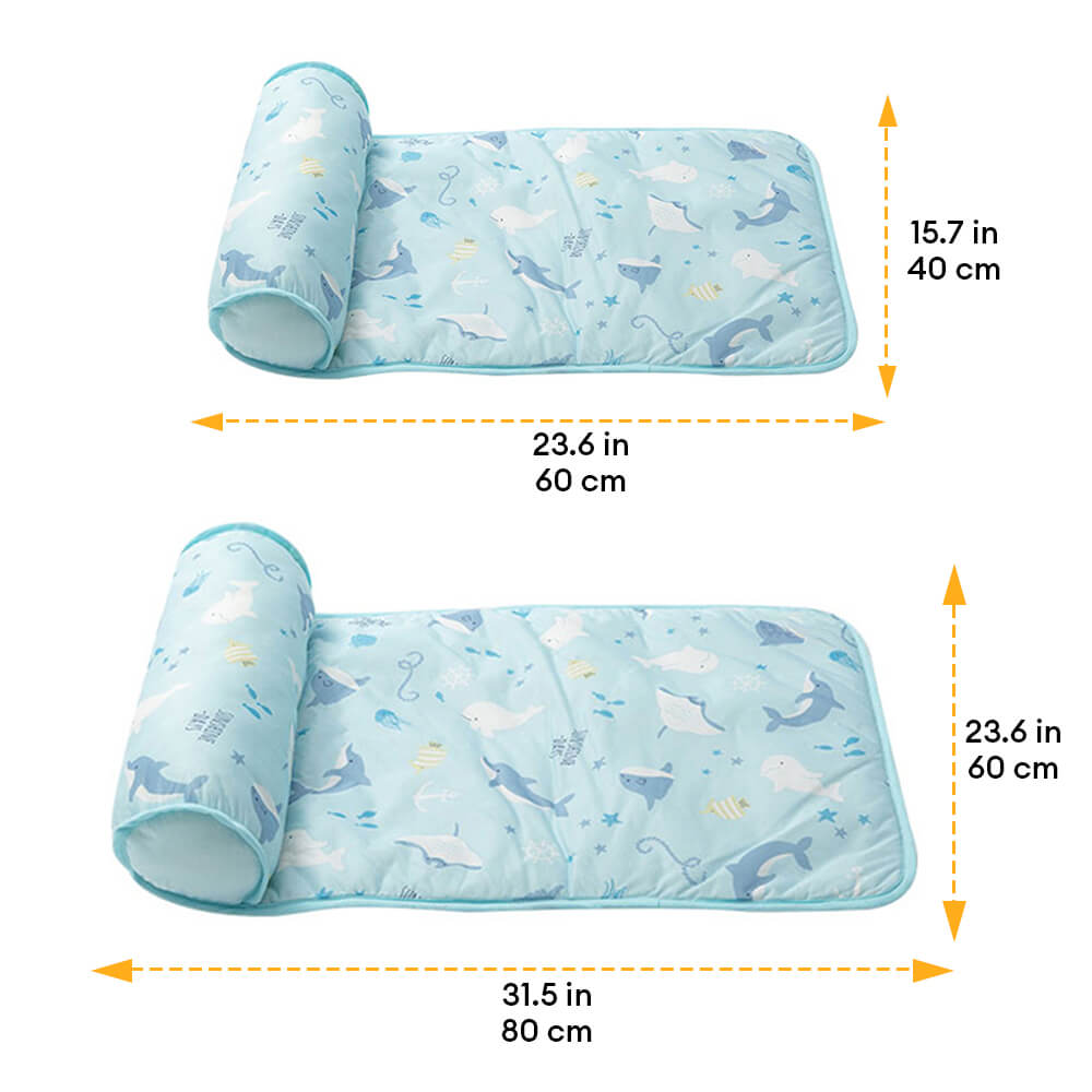 Serie Ocean Silk Silk Matina de perros de enfriamiento transpirable con almohada
