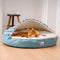 Lit rond pour chien Dream Hideaway à baldaquin pour animal de compagnie