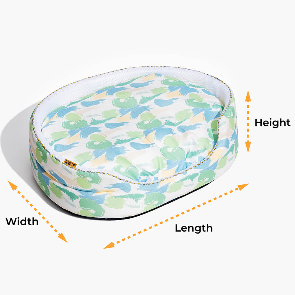 Oval Breathable Cooling Bed  Dog & Cat Bed