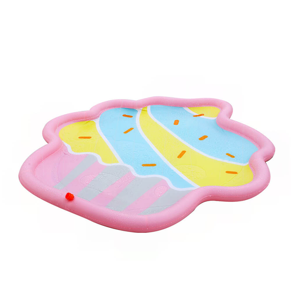 Ice Cream Children Splash Play Mat Dog Sprinkler Pad