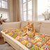 Cubierta de sofá de protector de muebles para mascotas a cuadros a cuadros