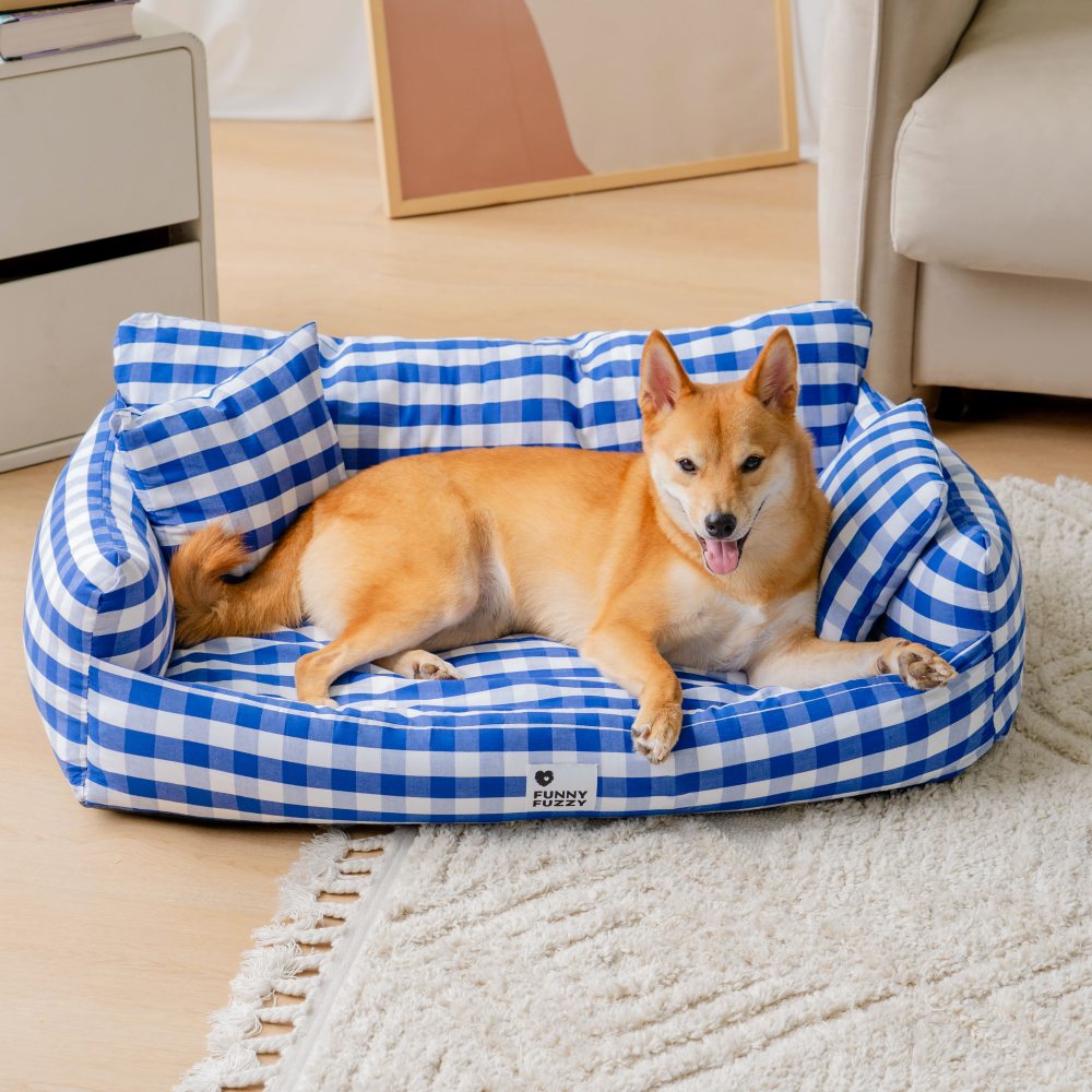 Good Things Leinen, atmungsaktives Komfort-Schlafsofa für Haustiere, Hundebett