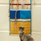 Wall-Mounted Multi-Pocket Cat Toy Storage Bag