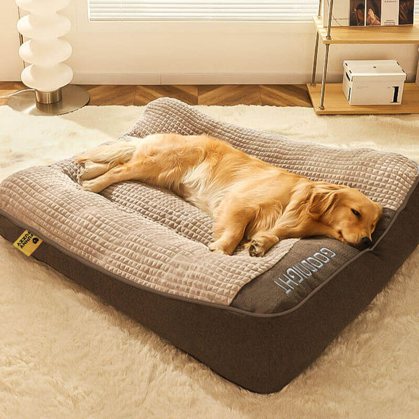 Cama de amortiguación de perros de protección de columna de columna de arañazos grande y grueso personalizado