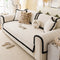 Lazy Chic Plush Winter Sofa Protector Skin-Friendly Couch Cover