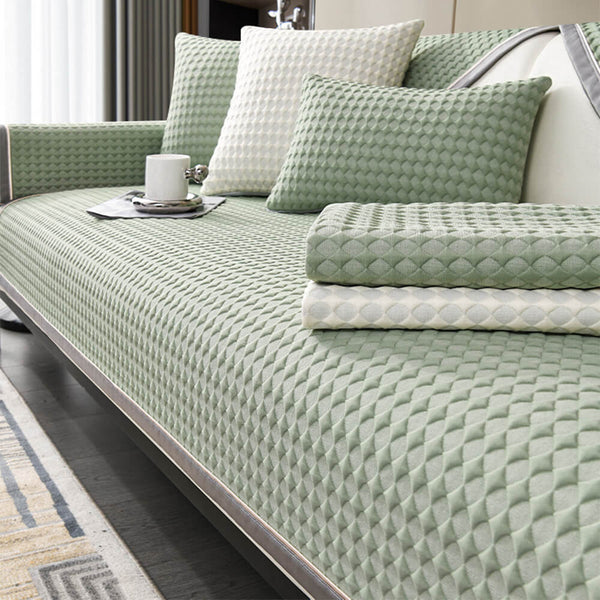 Sólido de lujo <tc>Color</tc> Funda de sofá refrescante y antiarañazos de seda de hielo