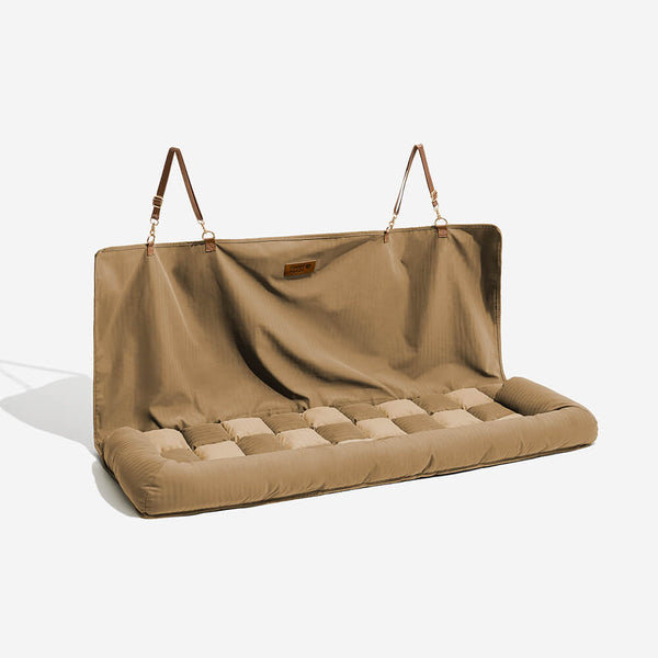 Travel Bolster Seguridad asiento trasero Bed de asiento para perros grandes - salón de ajedrez