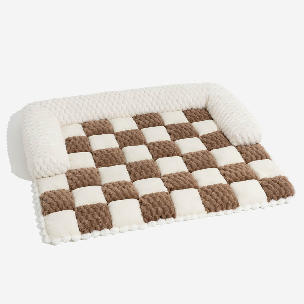 Tapis pour chien protecteur de canapé confortable à carreaux - SnugPad