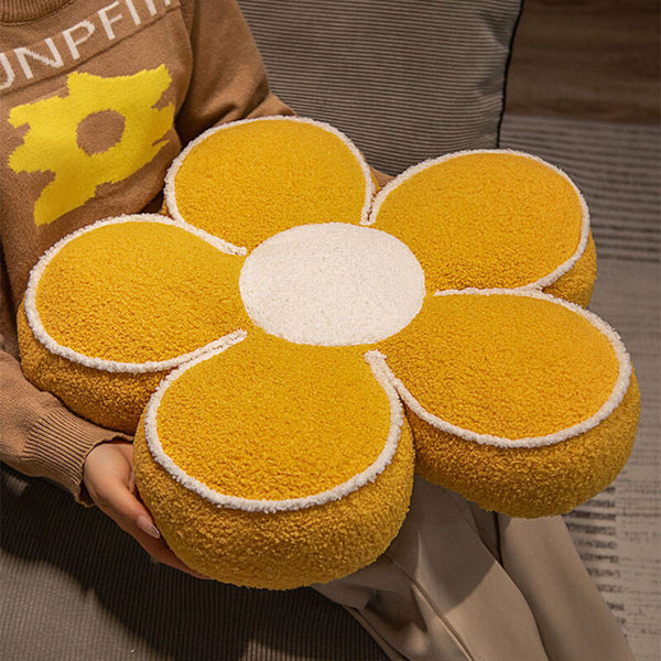 Almohada de lanzamiento decorativo de flor de flor