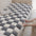 Plush Handmade Color Block Dog Mat Soft Sofa Protector Non-Slip Couch Cover