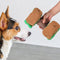 Puzzle Food Dispenser Interactive Dumbbell Treat juguete