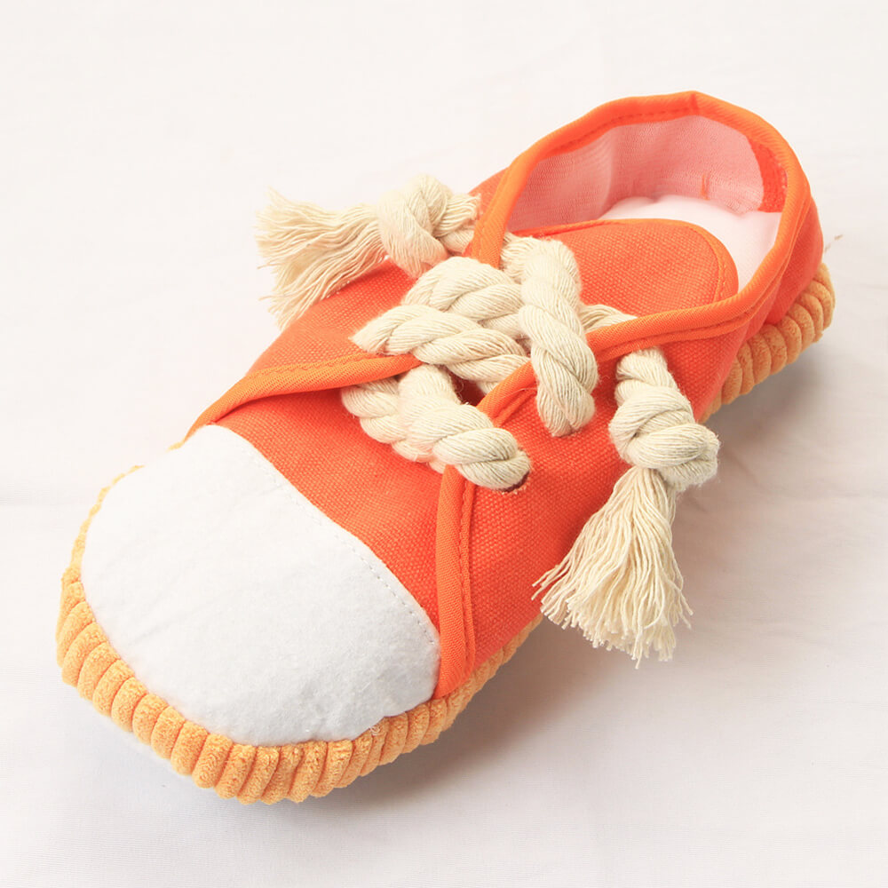 Colorful Shoes Durable Rope Chewing Interactive Dog Toy