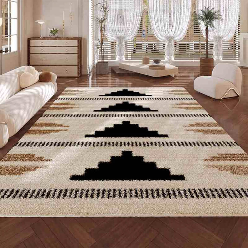 Bohemian Geometric Art Soft Comfort Smooth Area Rug