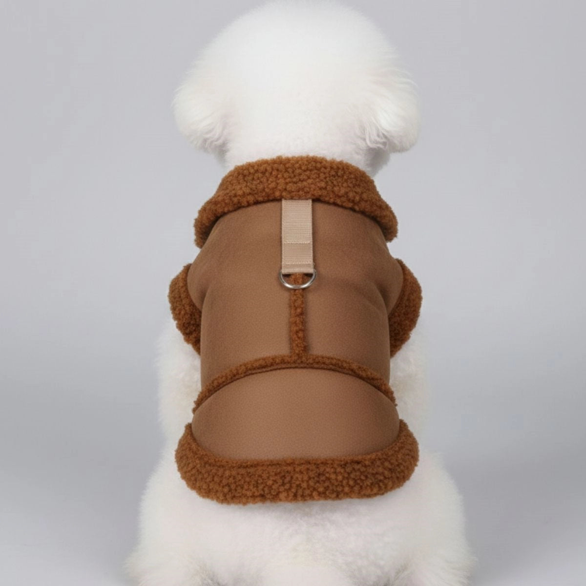 Chaqueta para perros de oveja: ropa exterior de invierno cálida y elegante