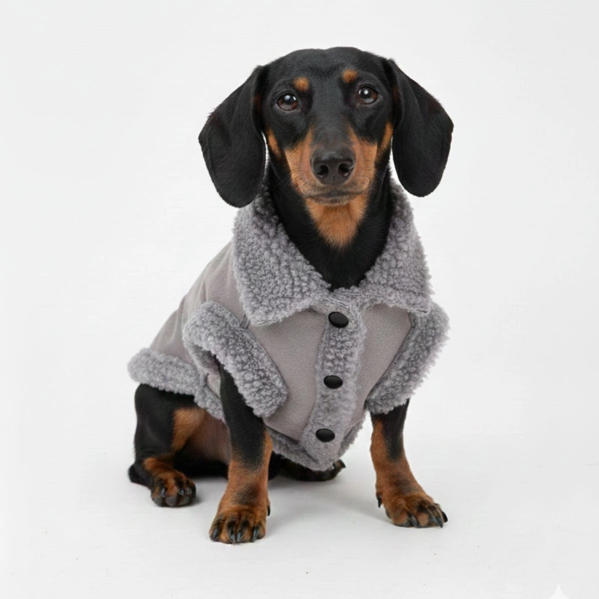 Chaqueta para perros de oveja: ropa exterior de invierno cálida y elegante