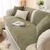 Sólido simple <tc>Color</tc> Funda protectora de sofá de felpa para muebles