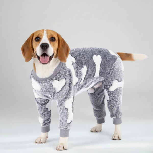 Pajama de perros suave y acogedor de luna y estrellas - Perfecto para la comodidad durante todo el año